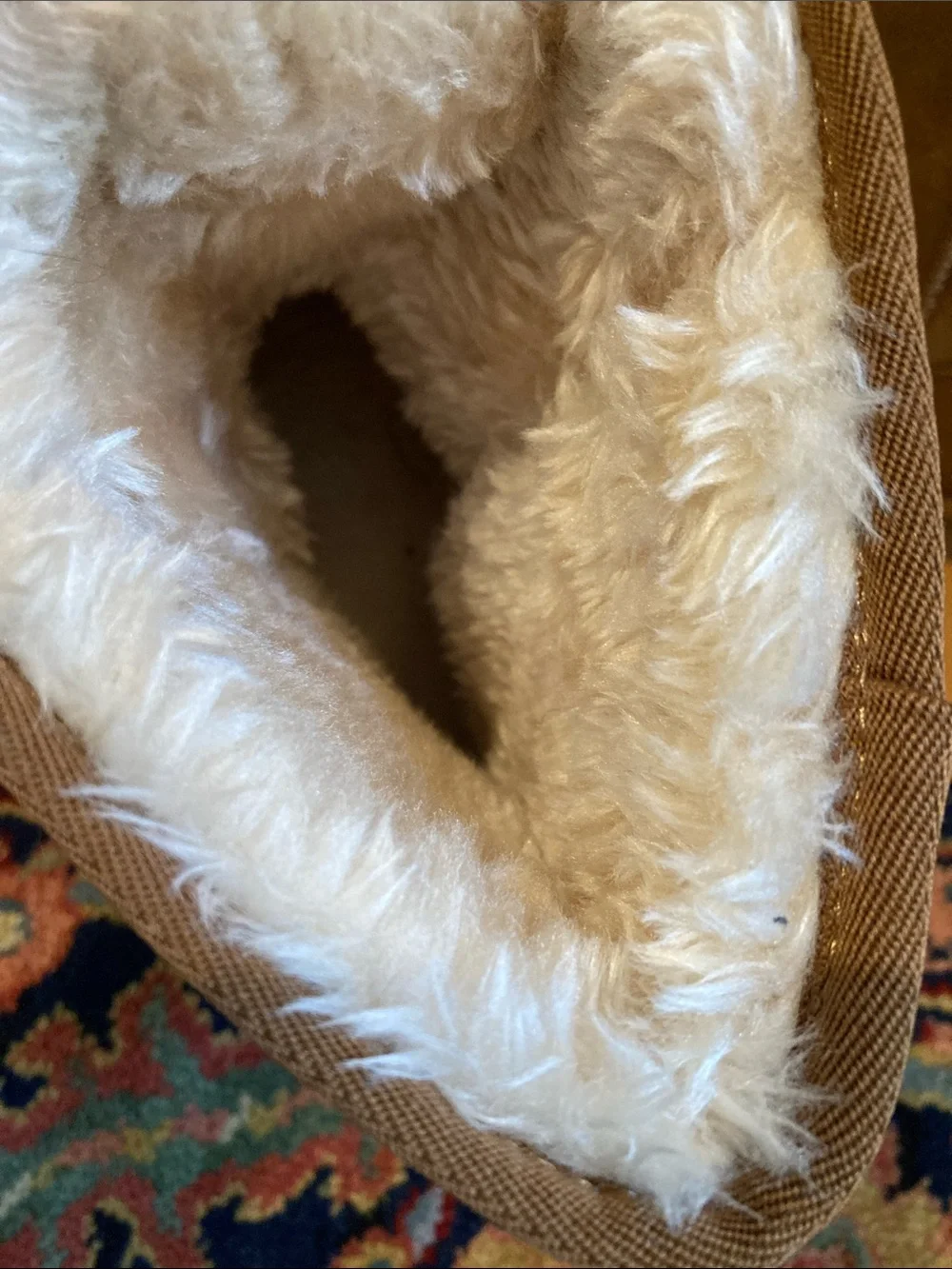 EUC Brown Suede Fleece-Lined Boots